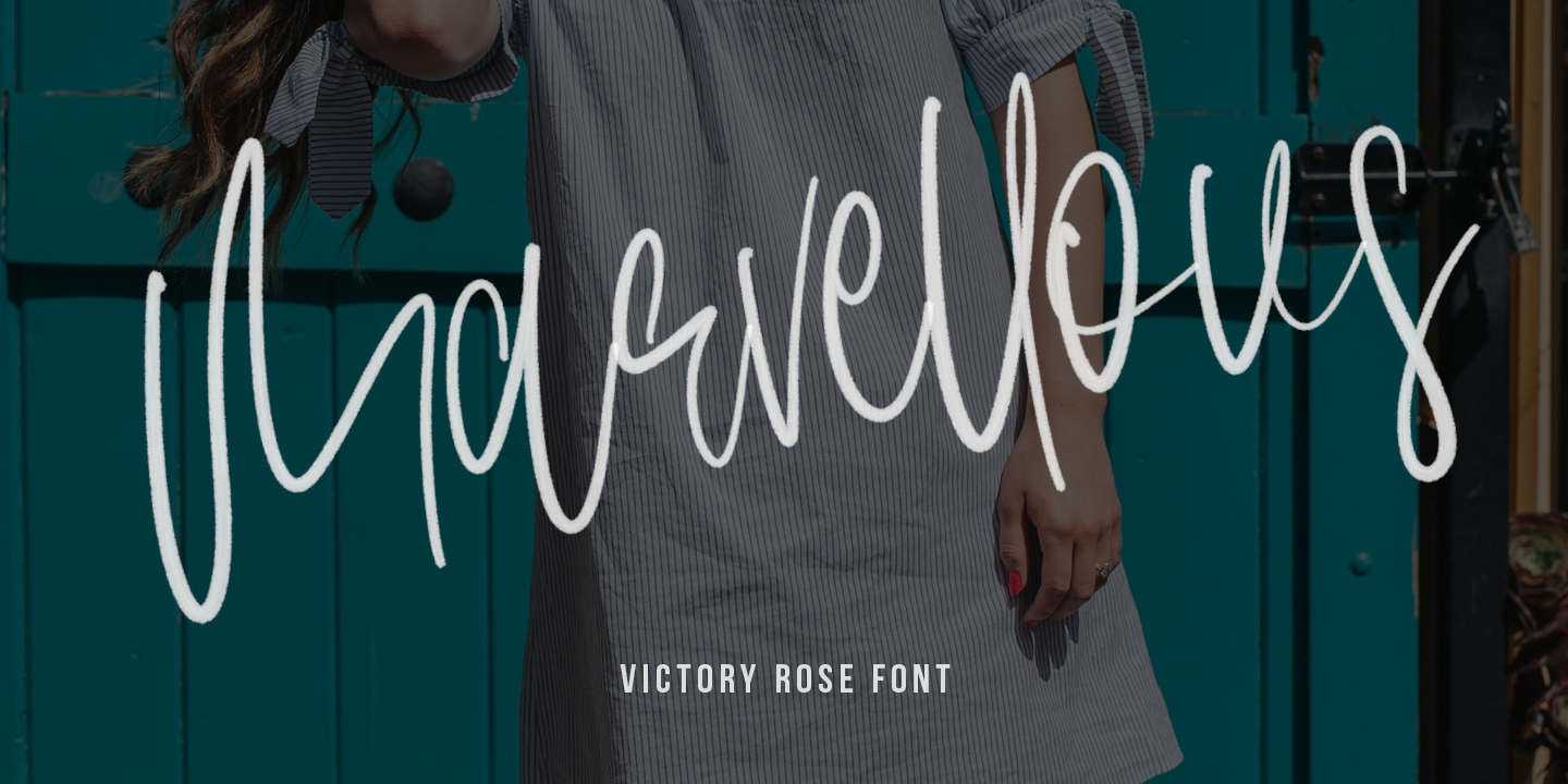 Шрифт Victory Rose